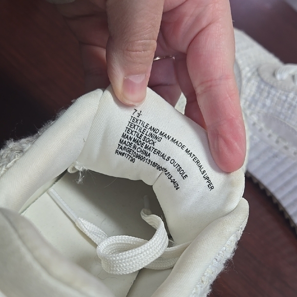 Universal Thread Cream Knit Sneakers with Chunky Sole - Picture 5 of 7